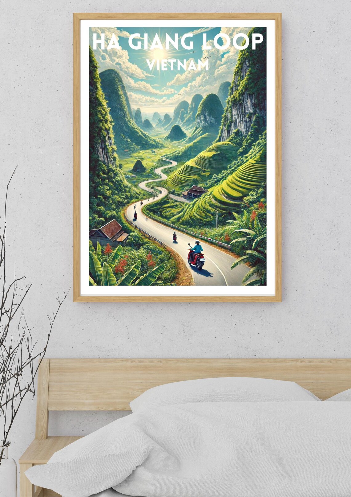 Ha Giang Loop Travel Poster, Vietnam Travel Decor - Image 3