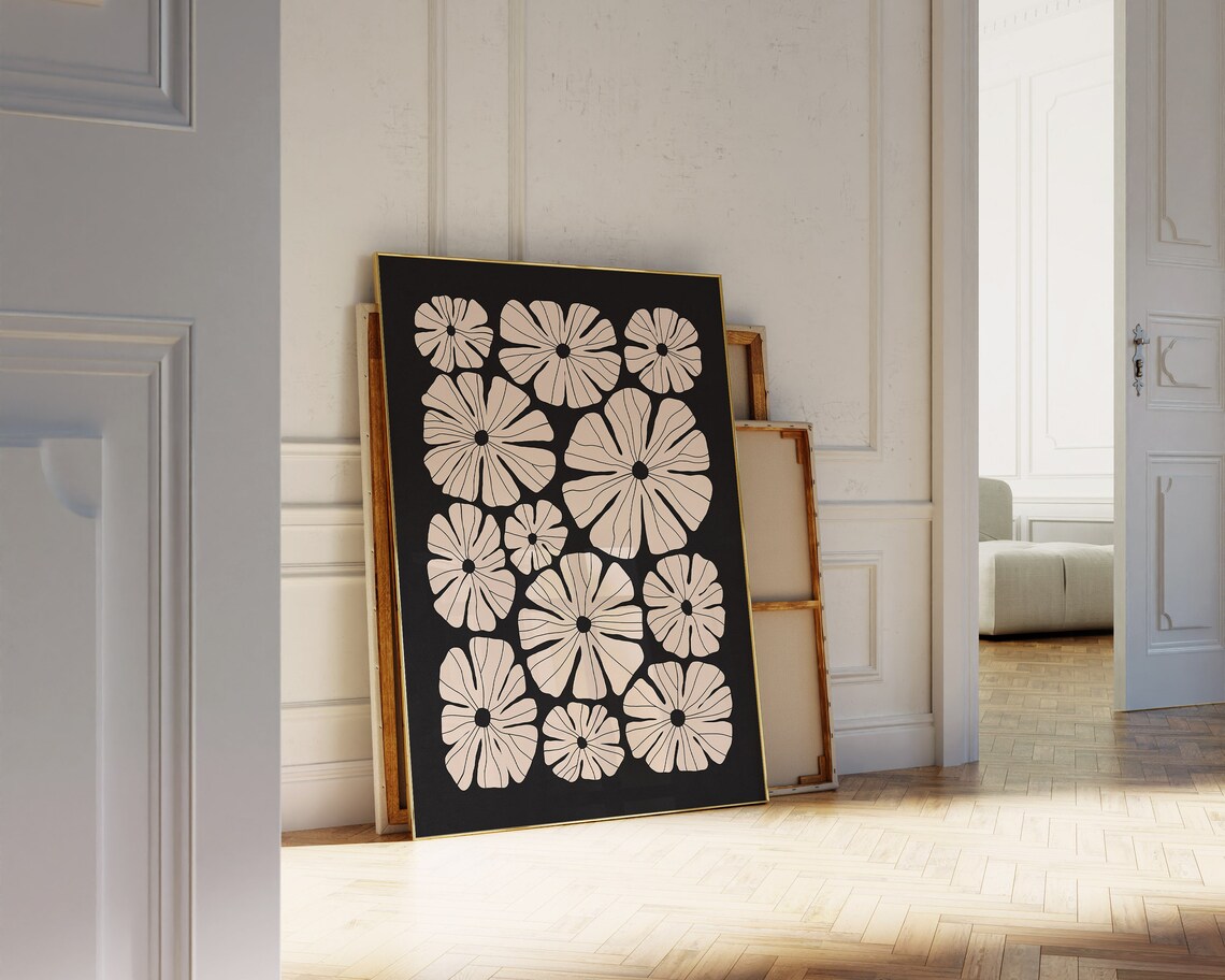 Abstract Botanical Wall Art, Matisse-Inspired Art Print
