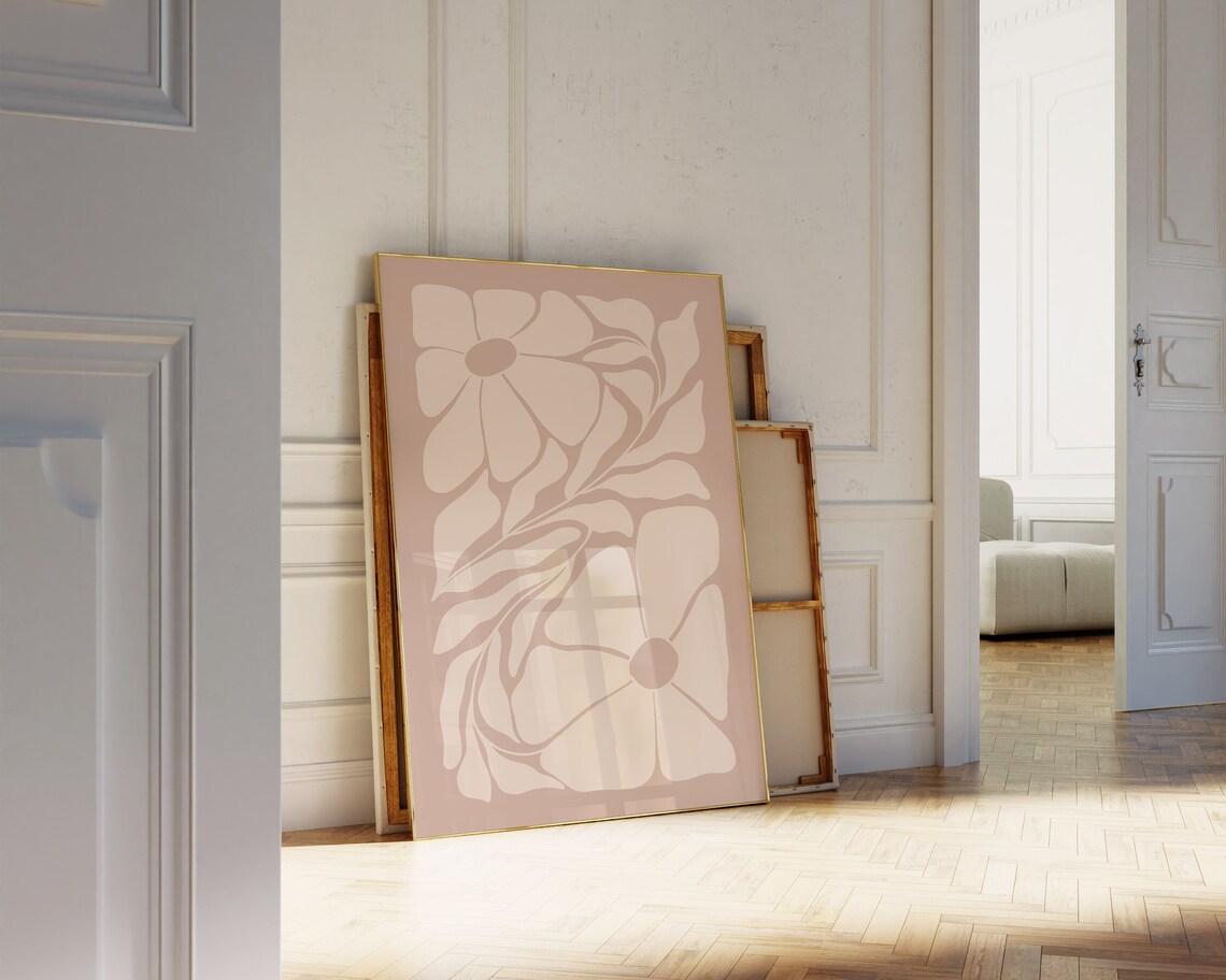 Abstract Botanical Matisse-Inspired Wall Art Print
