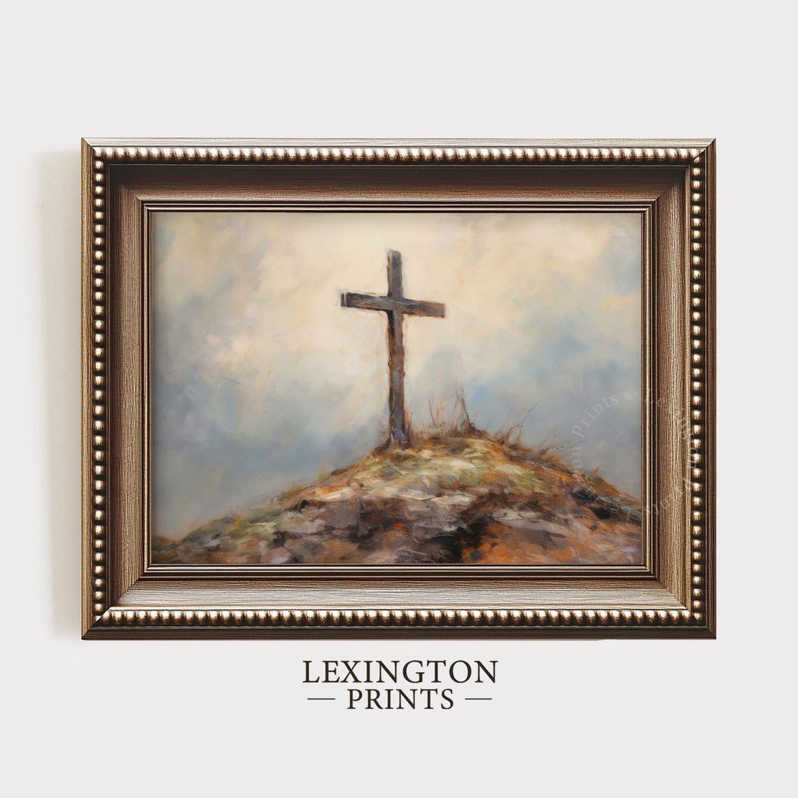 Rustic Christian Wall Art Christian Cross Art Art Christian Print Oil Painting Religious Art Christian Painting Jesus Art 381 - Image 5