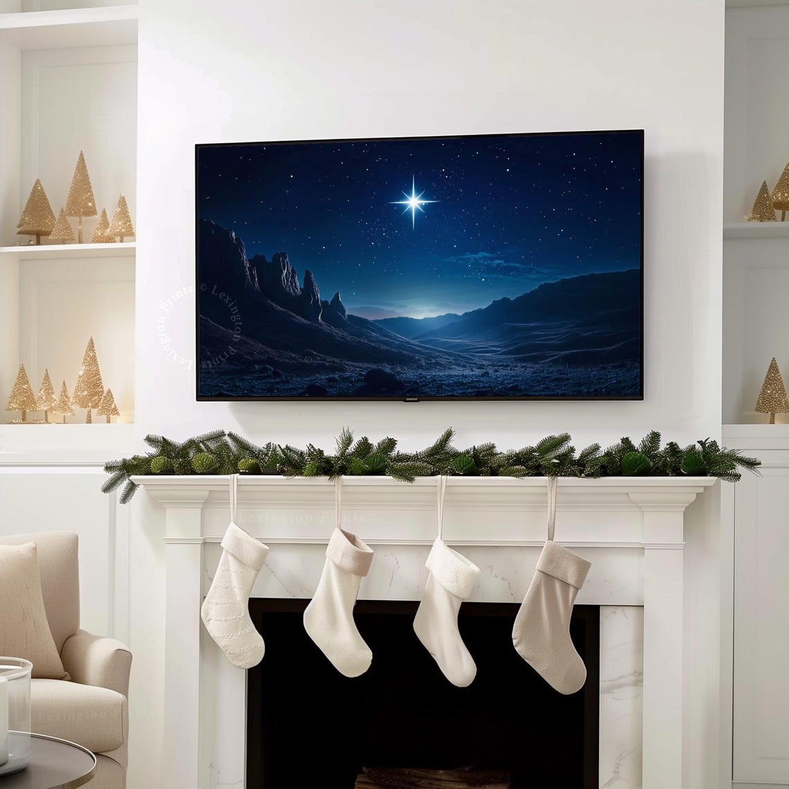 Christmas Star Tv Art Frame Tv Art Christmas Tv Art Nativity Star Tv Art Winter Holiday Decor Christian Tv Art Seasonal Art 938 - Image 7