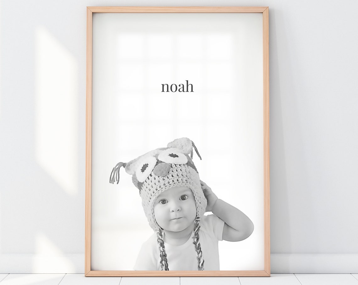 Custom Child Portrait From Photo, Personalized Art Print