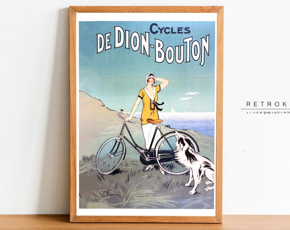 Cycling Poster Wall Art Cycles Vintage Advertising Prints Cyclists Gift Fab Bicycle Art Vp65