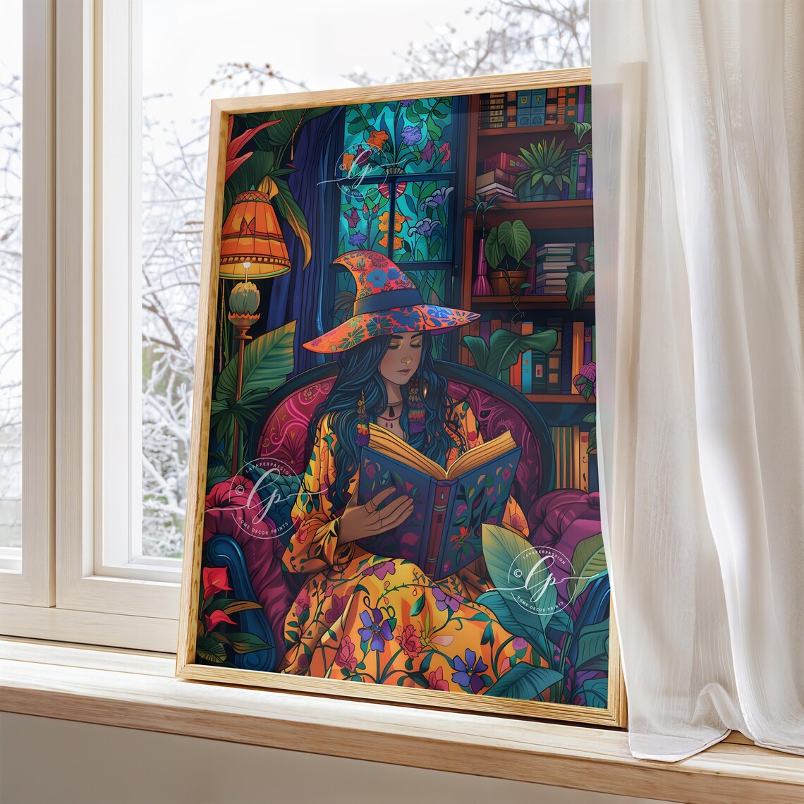 Witch Wall Art, Maximalist Halloween Decor - Image 2