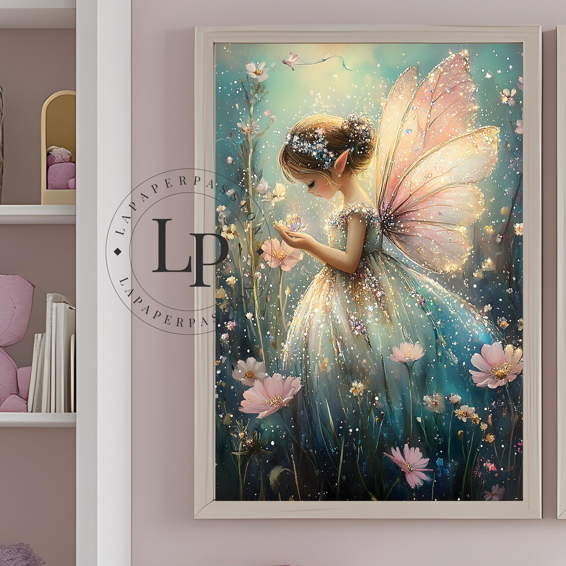 Fairy Art, Nursery Decor, Whimsical Fairy Theme - Image 2