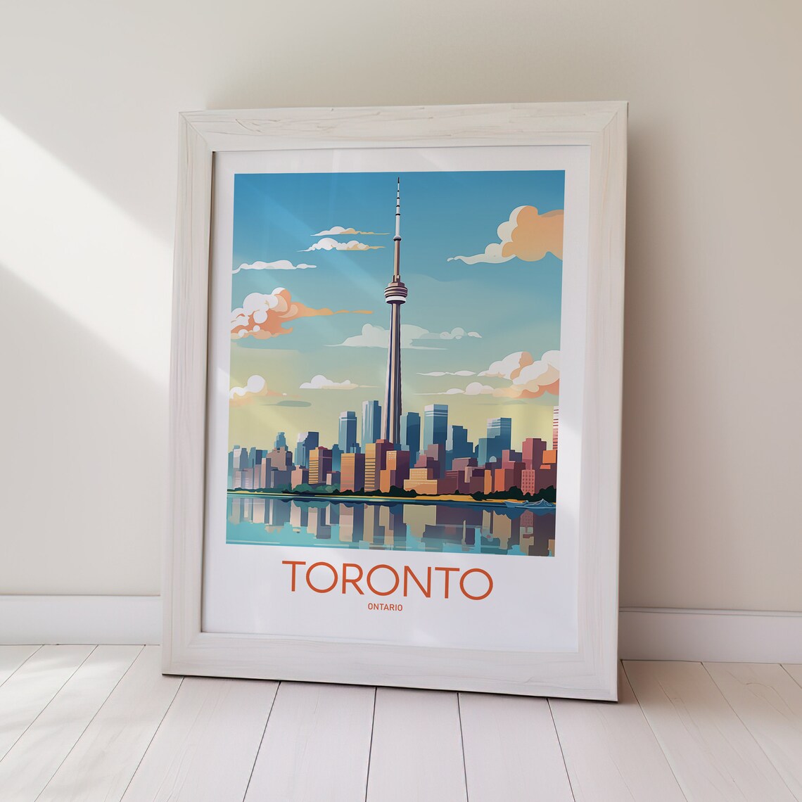 Toronto Canada Travel Poster, Hiking Holiday Wall Art - Image 2