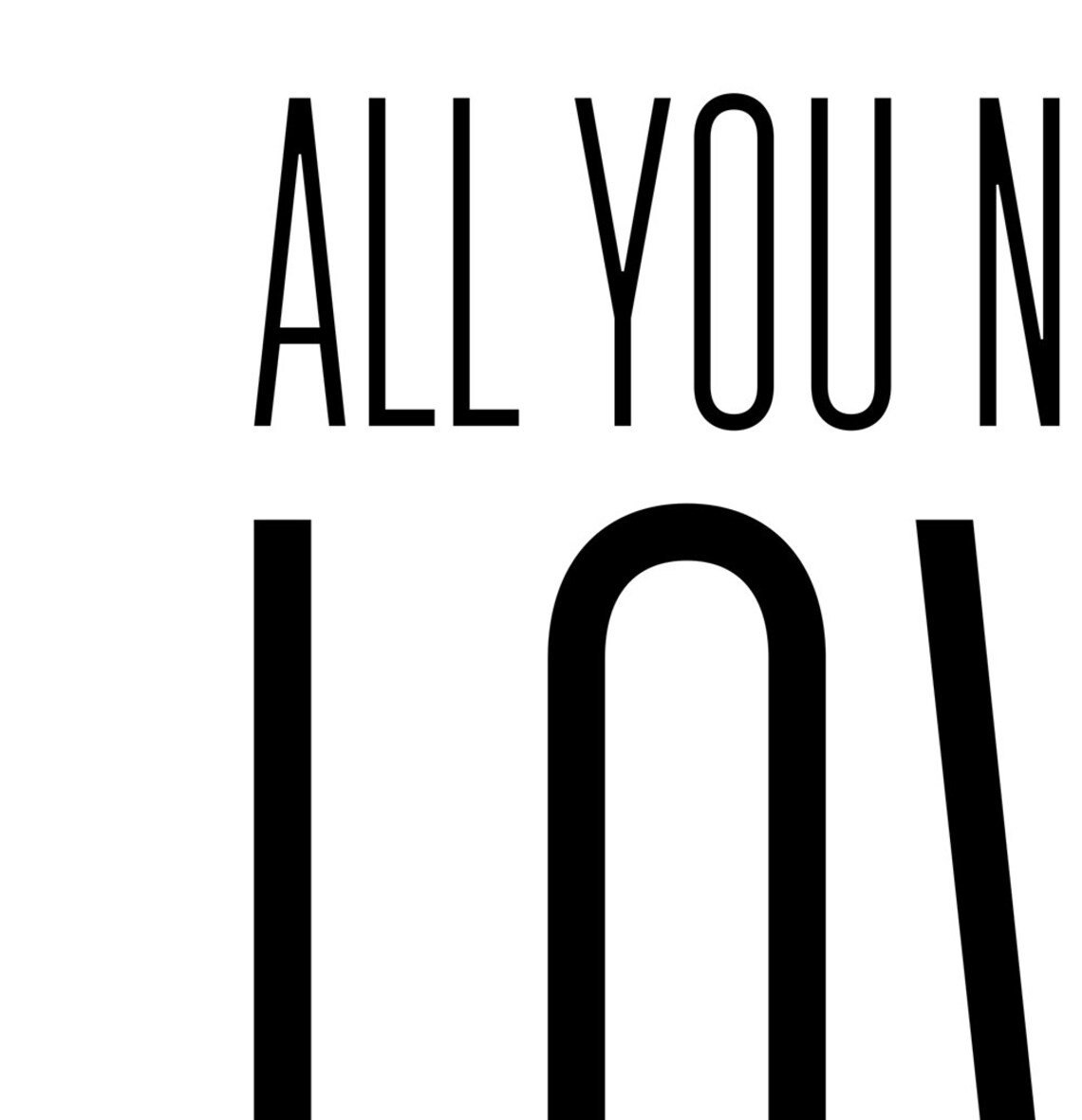 All You Need Is Love And A Dog Quote Art Print - Image 3