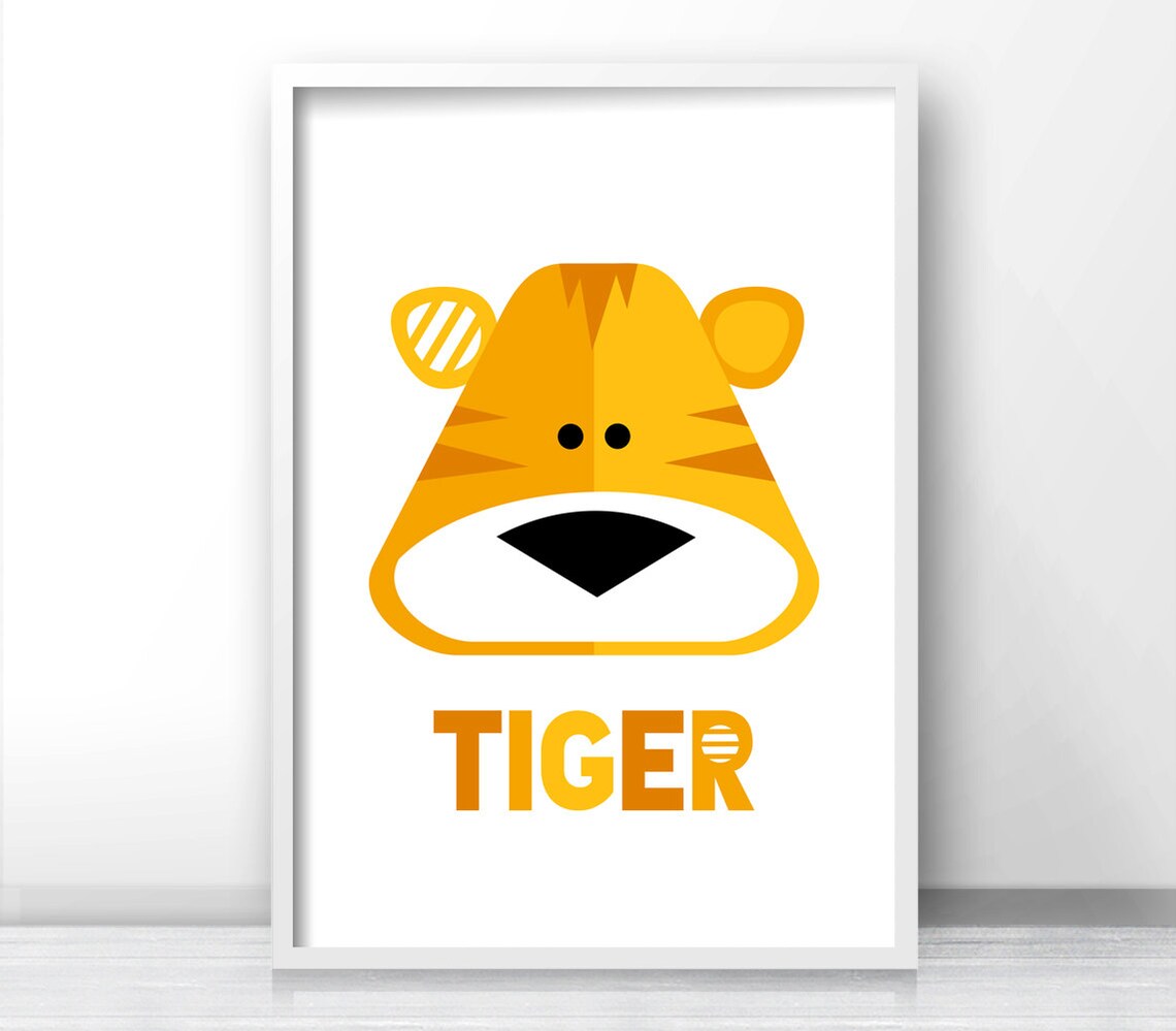 Tiger Nursery Art Print for Kids' Jungle Room - Image 2