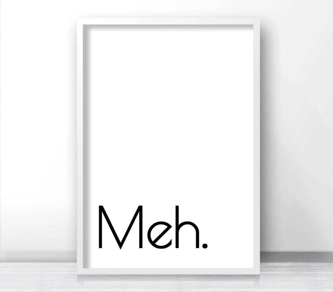 Modern Minimalist Typography Funny Art Print - Image 4