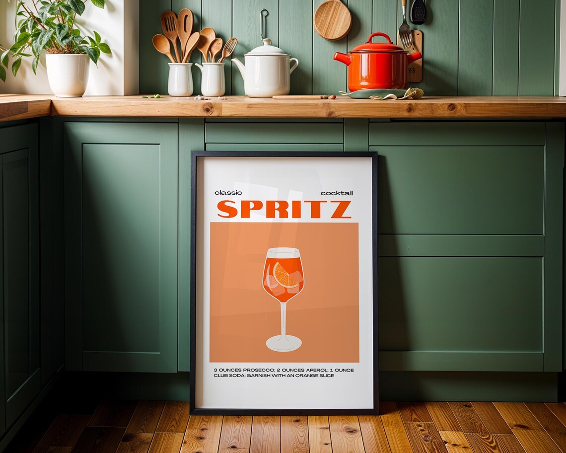 Modern Abstract Styled Scene, Minimalist Art Print - Image 2