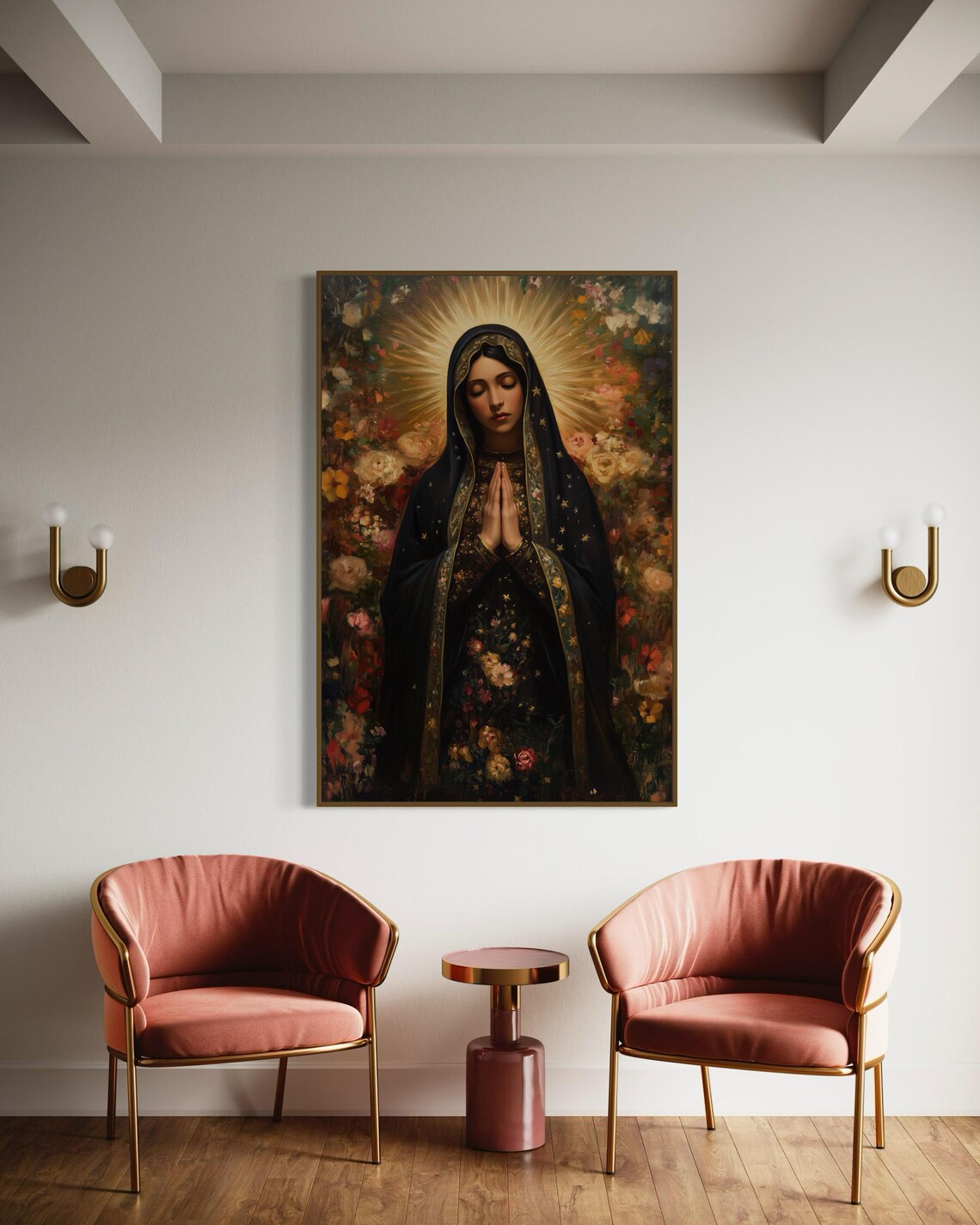Virgin Mary Guadalupe Art Print, Catholic Faith - Image 2