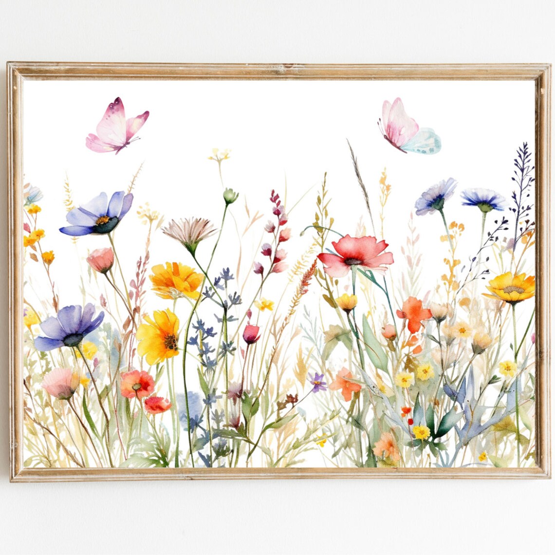 Vintage Wildflower Summer Art Print, Seasonal Decor - Image 2