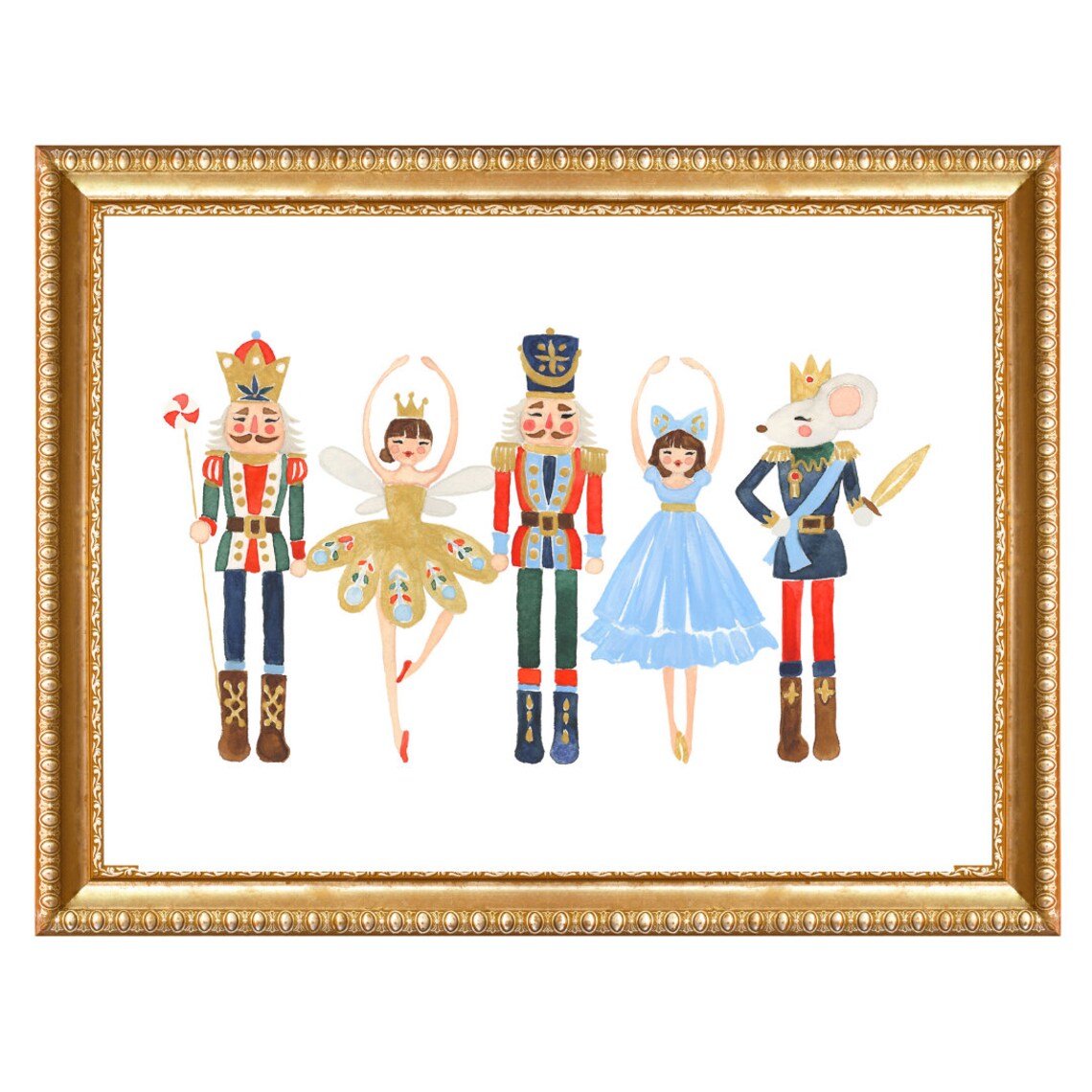 Nutcracker Christmas Wall Art Poster - Image 2