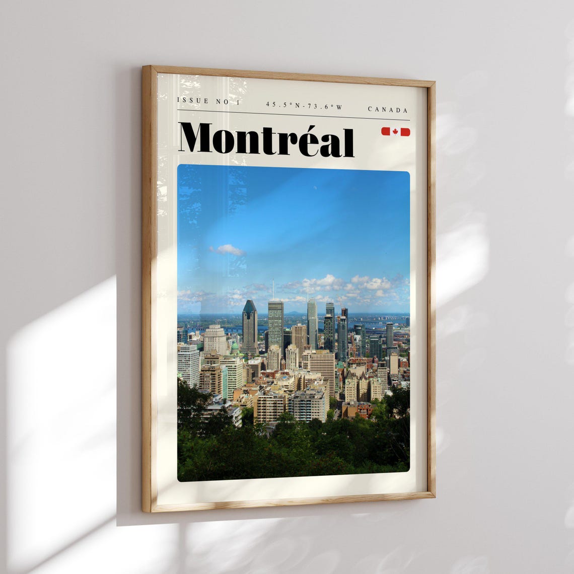 Montreal Canada Downtown Skyline Panorama Photo Travel Poster - Image 2