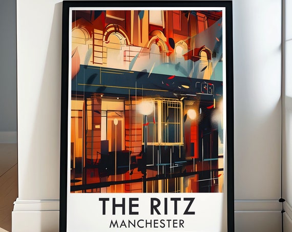 The Ritz Manchester Print Exterior Facade Decor The Ritz Manchester Art And Architecture Poster The Ritz Manchester Art Print