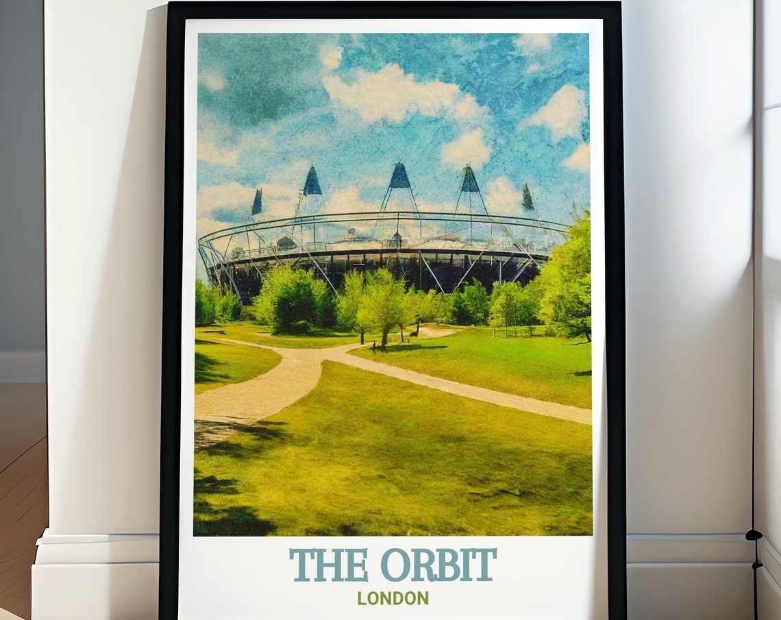 The Orbit London Queen Elizabeth Olympic Stadium Park View Poster
