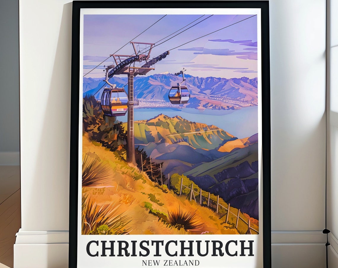 Christchurch Wall Art Port Hills And Lake Ellesmere Wall Art Port Hills And Lake Ellesmere Poster Christchurch Decor