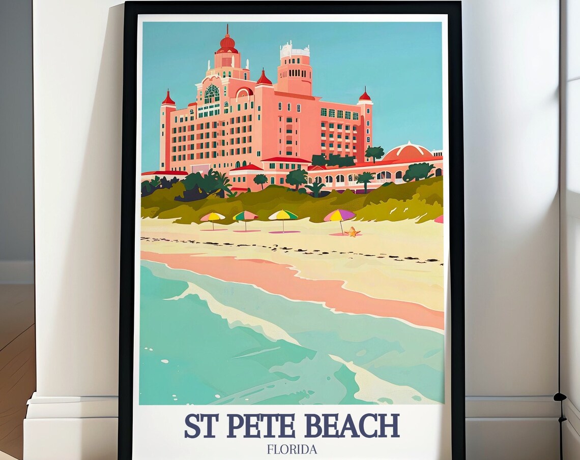 St Pete Beach, Don Cesar Hotel Travel Poster