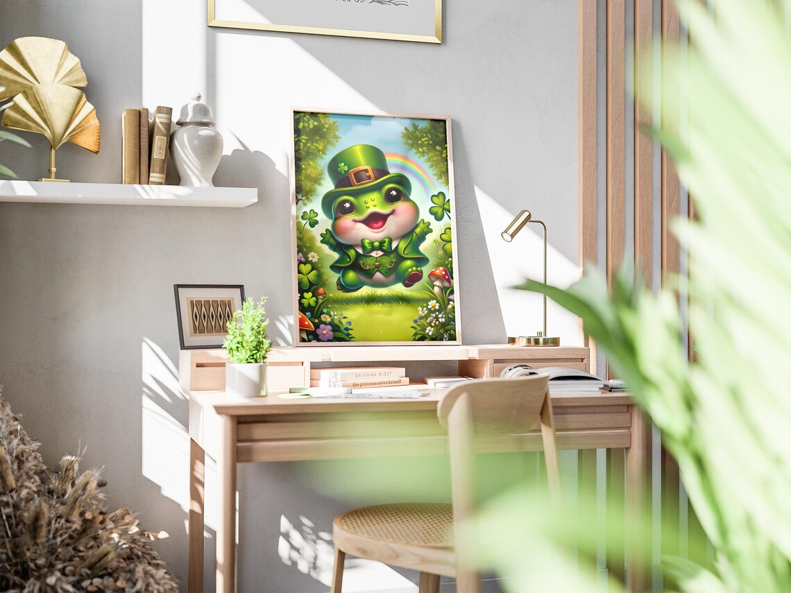 Frog Patrick Day Animal Life Poster - Image 2