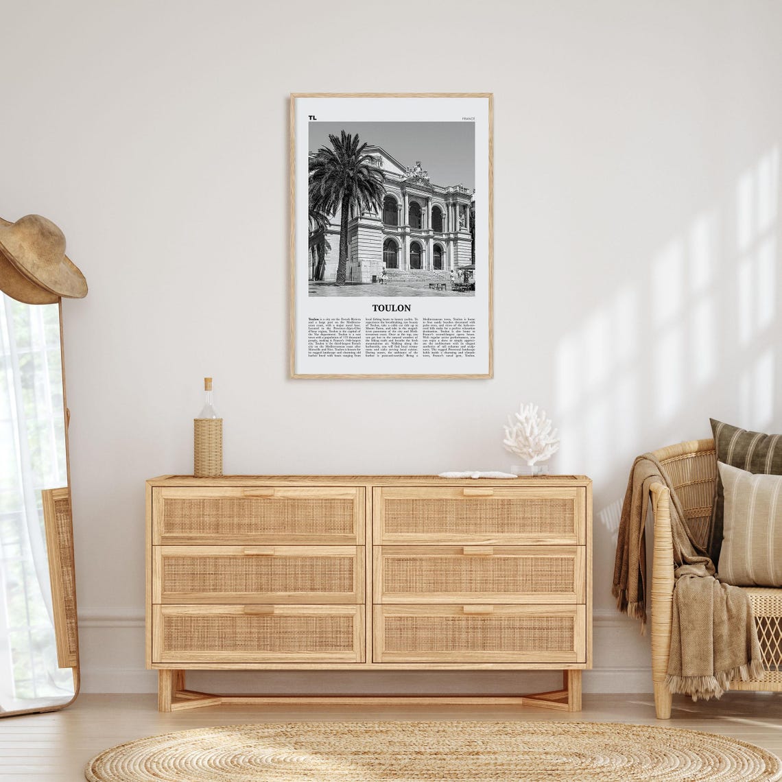 Toulon Print Black And White Toulon Wall Art Toulon Poster Toulon Photo Toulon Wall Dcor France Tolon Alpes Cte Dazur - Image 4