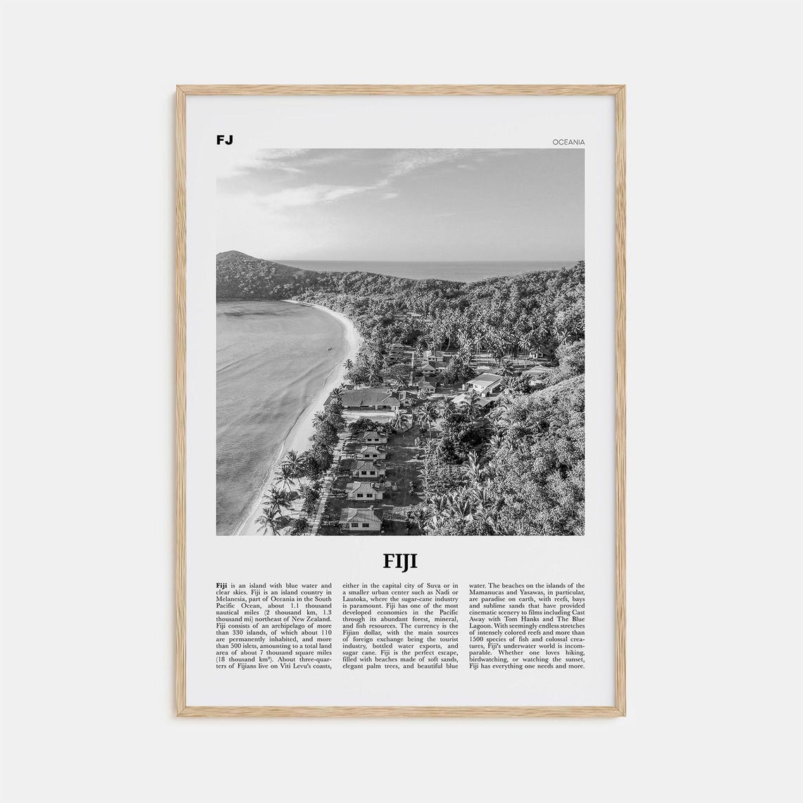 Fiji Print Black And White No 2 Fiji Wall Art Fiji Poster Fiji Photo Fiji Wall Decor Suva Print Vanuatu Art Viti Levu Suva