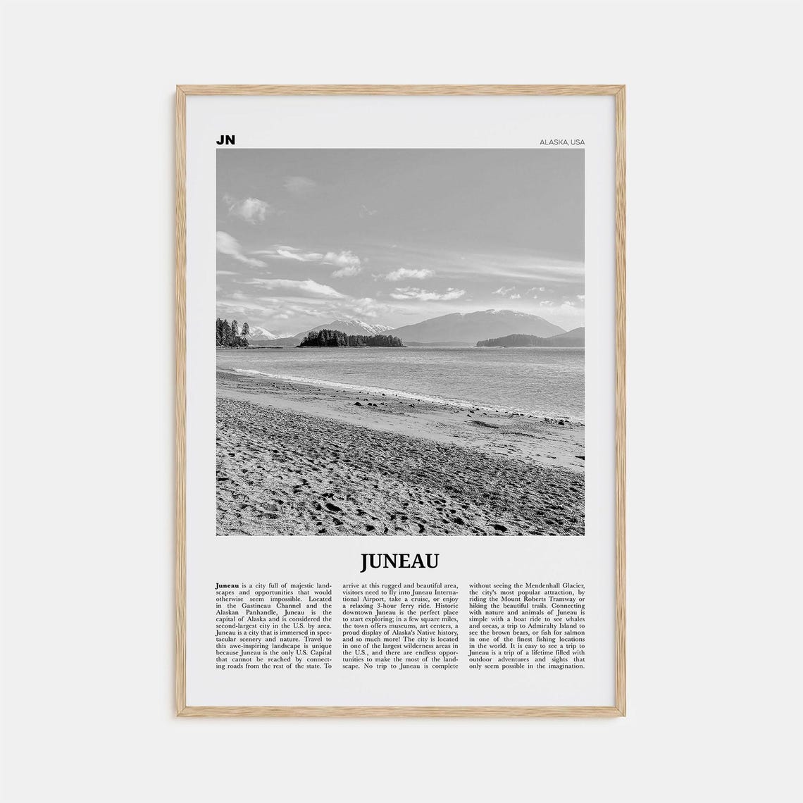 Juneau Print Black And White No 2 Juneau Wall Art Juneau Poster Juneau Photo Juneau Wall Dcor Alaska Usa United States America