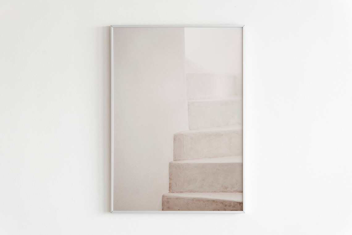 Staircase Boho Minimalist Architecture Art Print - Image 2