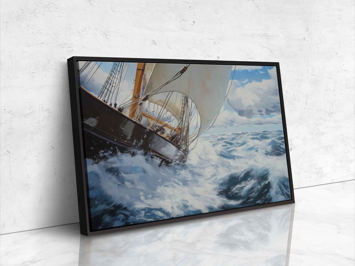 Windsor Sailing Across A Windy Sea - Image 4