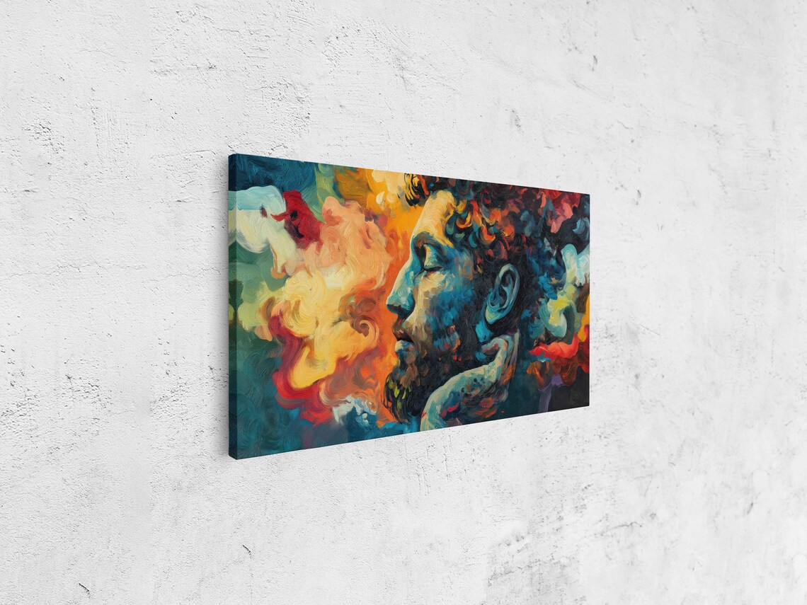 Musician Lost In Thought Art Print, Expressive Style - Image 4