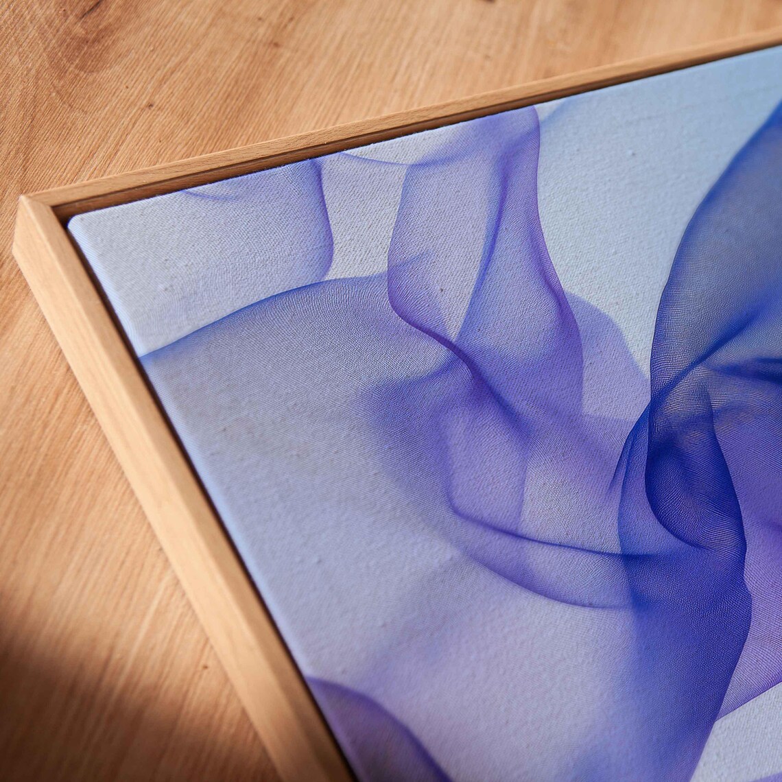 Ethereal Blue And Purple Abstract, Serene Composition - Image 2