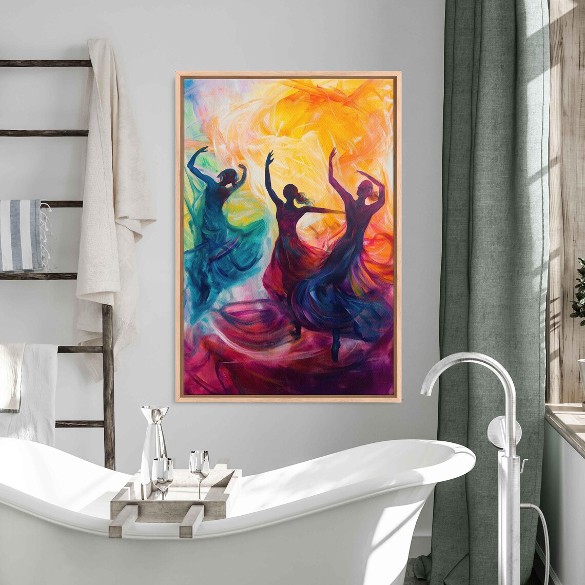 Modern Dance Performance - Abstract Acrylic Art Print