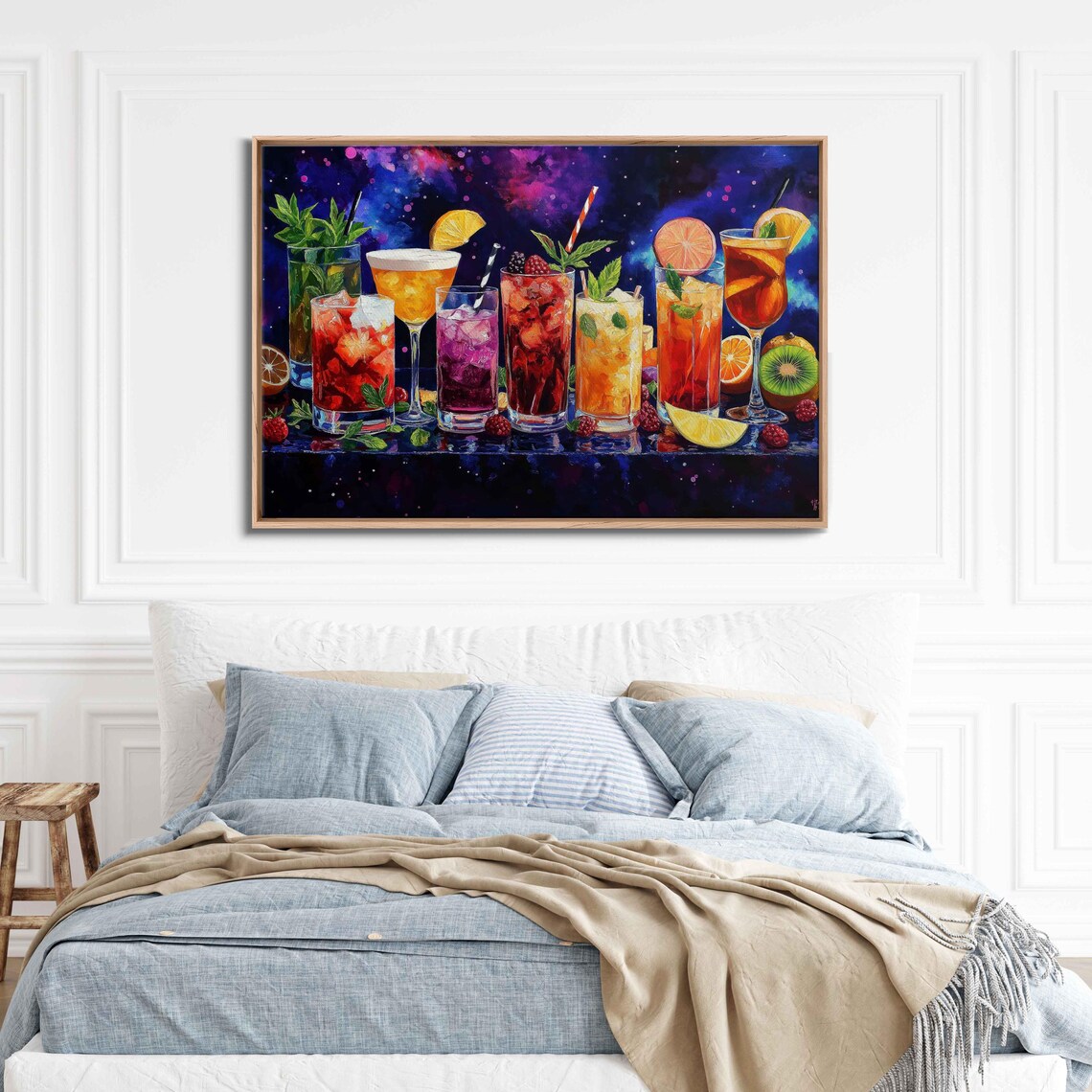 Colorful Cocktail Drinks, Vibrant Summer Party