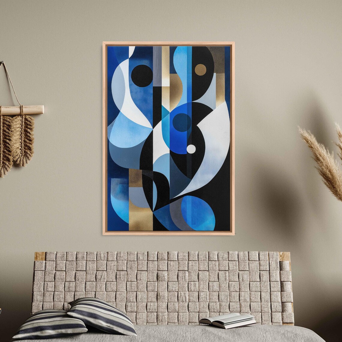 Abstract Acrylic Painting, Modern Wall Art Print