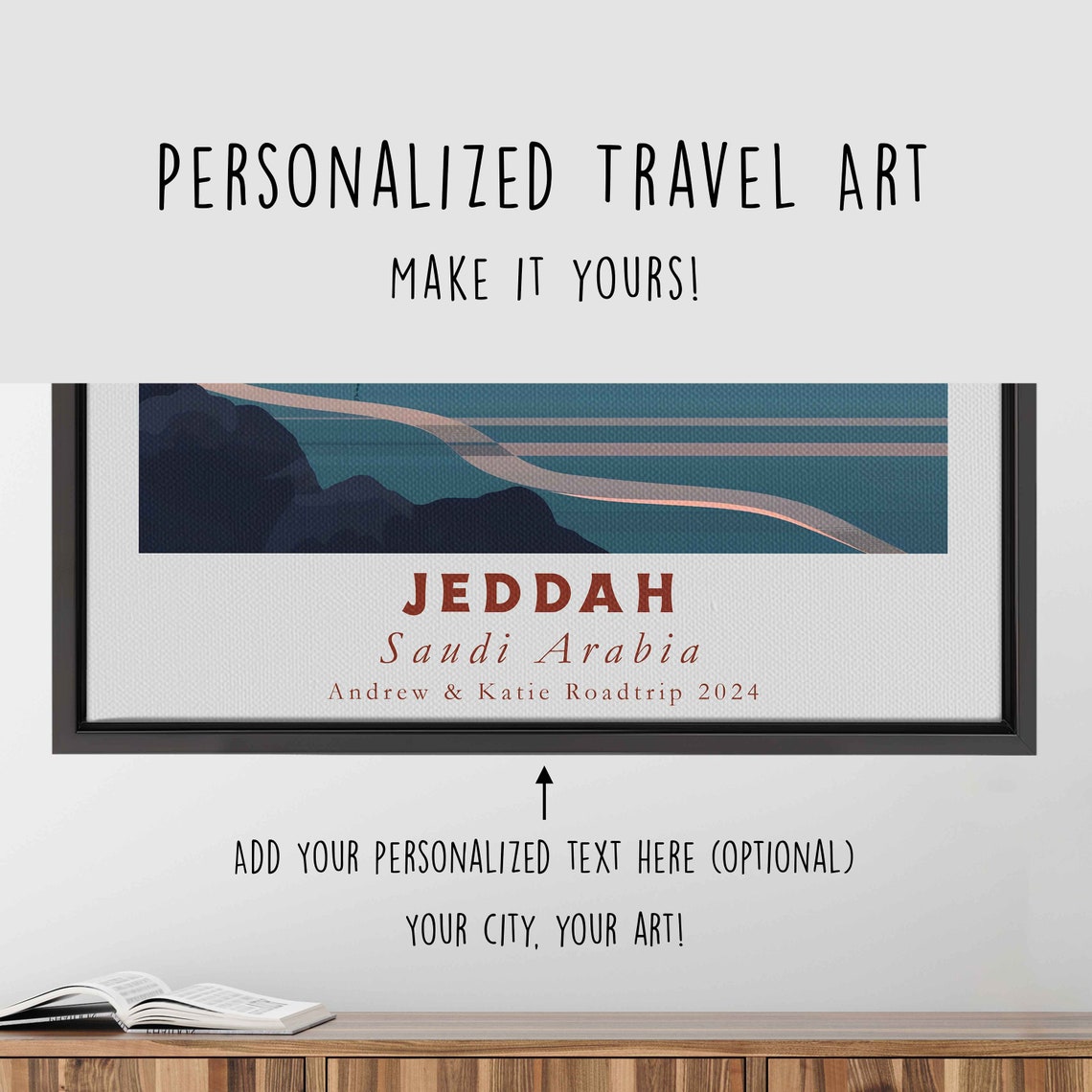 Jeddah Saudi Arabia Mosque Waterfront Sunset Ocean View Poster - Image 4
