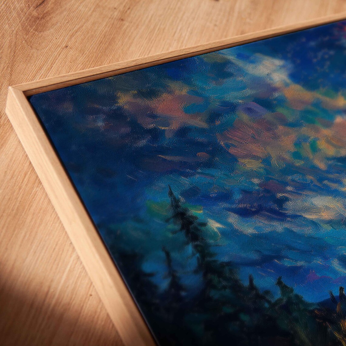 Family Campfire Toasting S'mores Art Print - Image 2