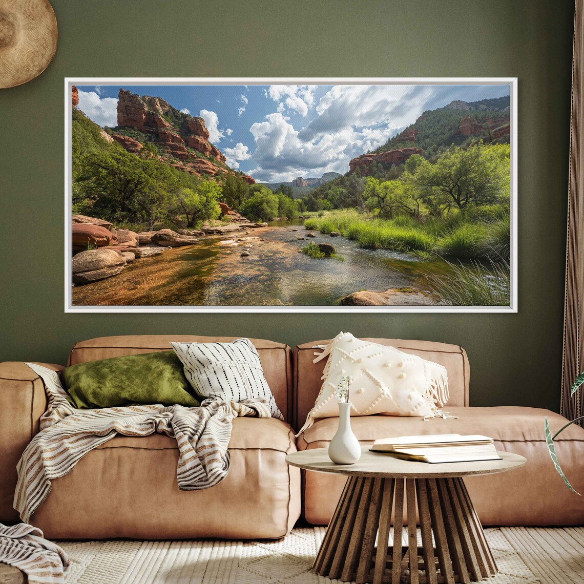 Oak Creek Canyon Sedona River Red Rock Cliffs Scenic Photo Poster - Image 4
