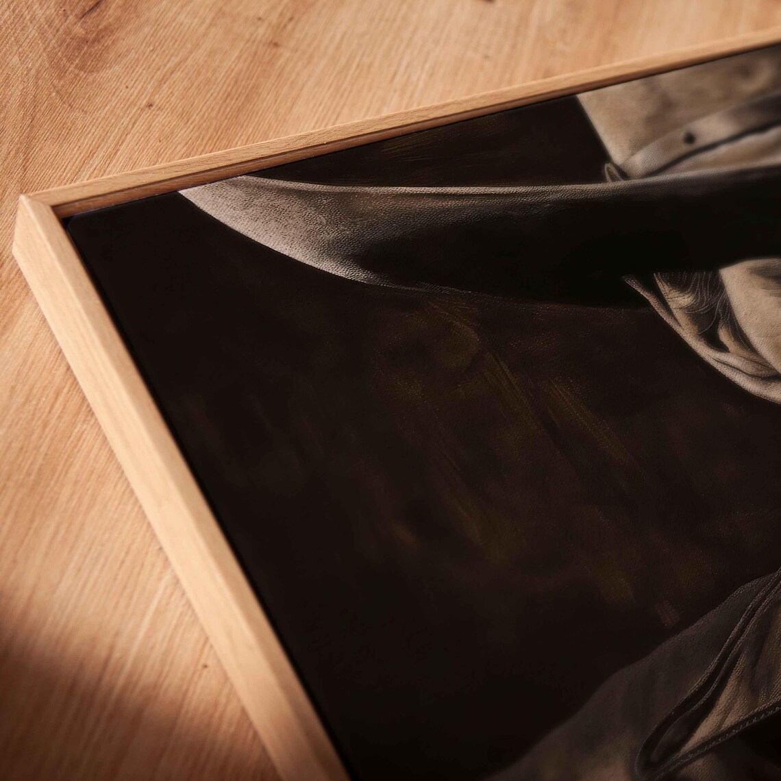 Sepia Tone Cowboy Portrait In Deep Shadow Realistic Western Poster - Image 2