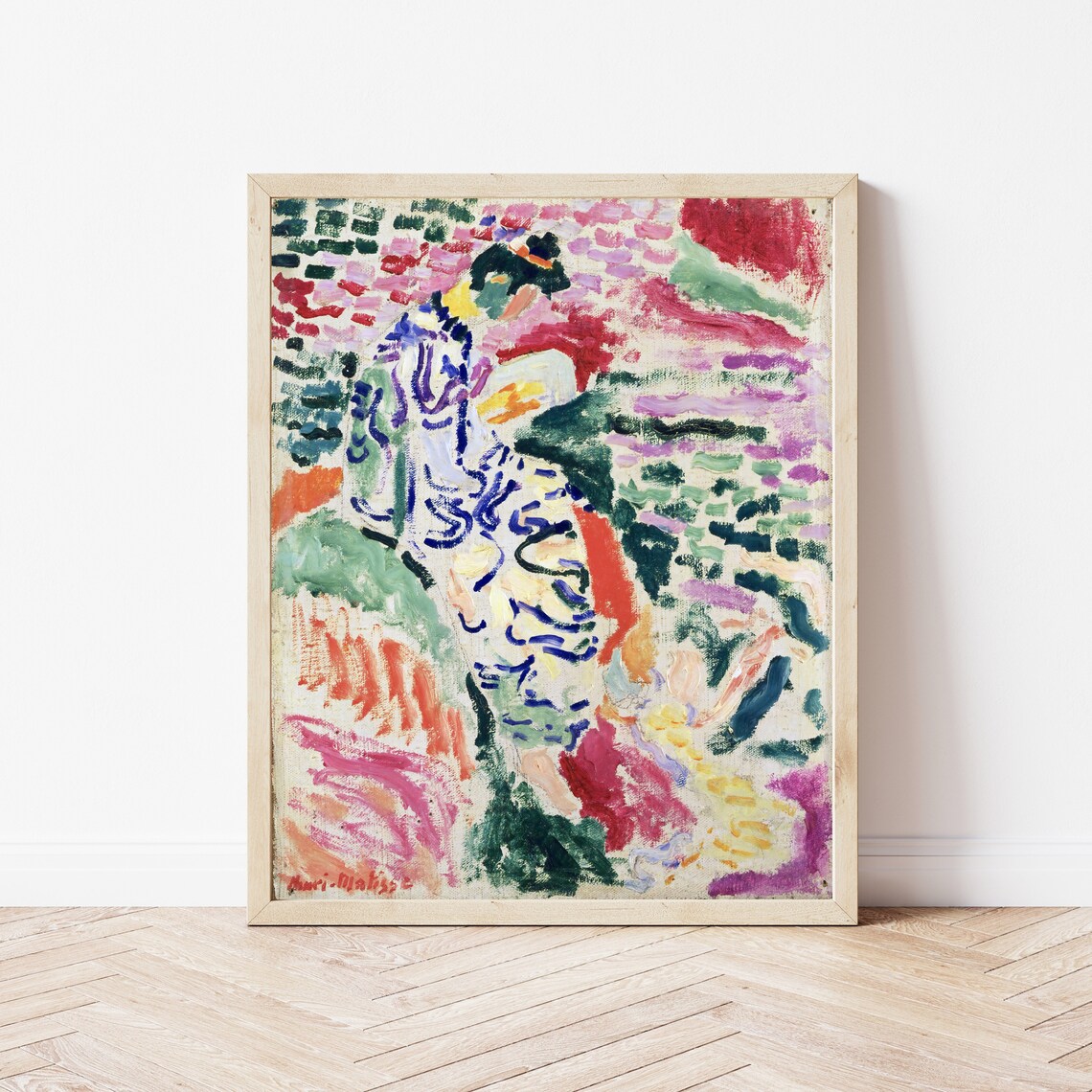 Henri Matisse Japanese Woman By Water Art Print - Image 3