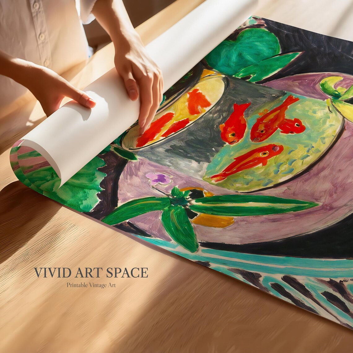 Henri Matisse Goldfish, Colorful Wall Art Print - Image 3