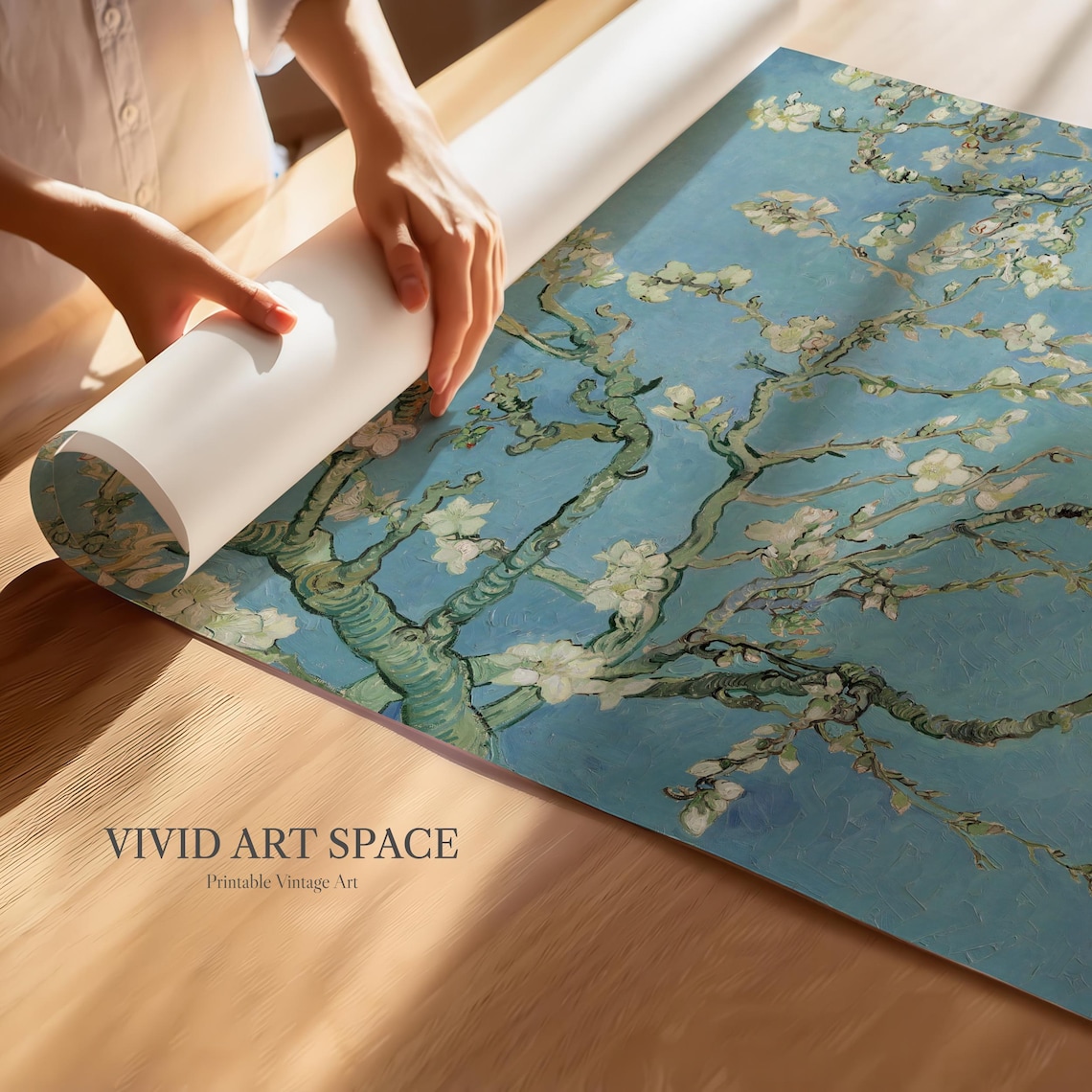 Van Gogh Almond Blossom Impressionist Flower Art Print - Image 3