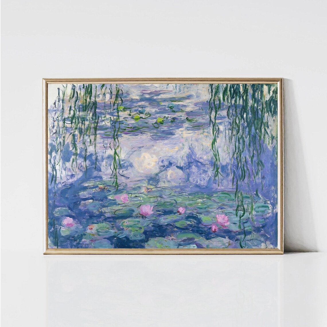 Claude Monet Water Lilies Impressionist Garden Art Print