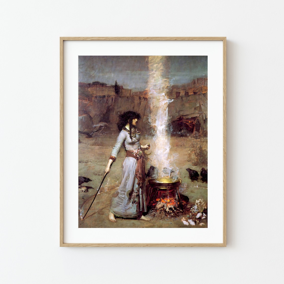 The Magic Circle by John William Waterhouse Art Print - Image 2
