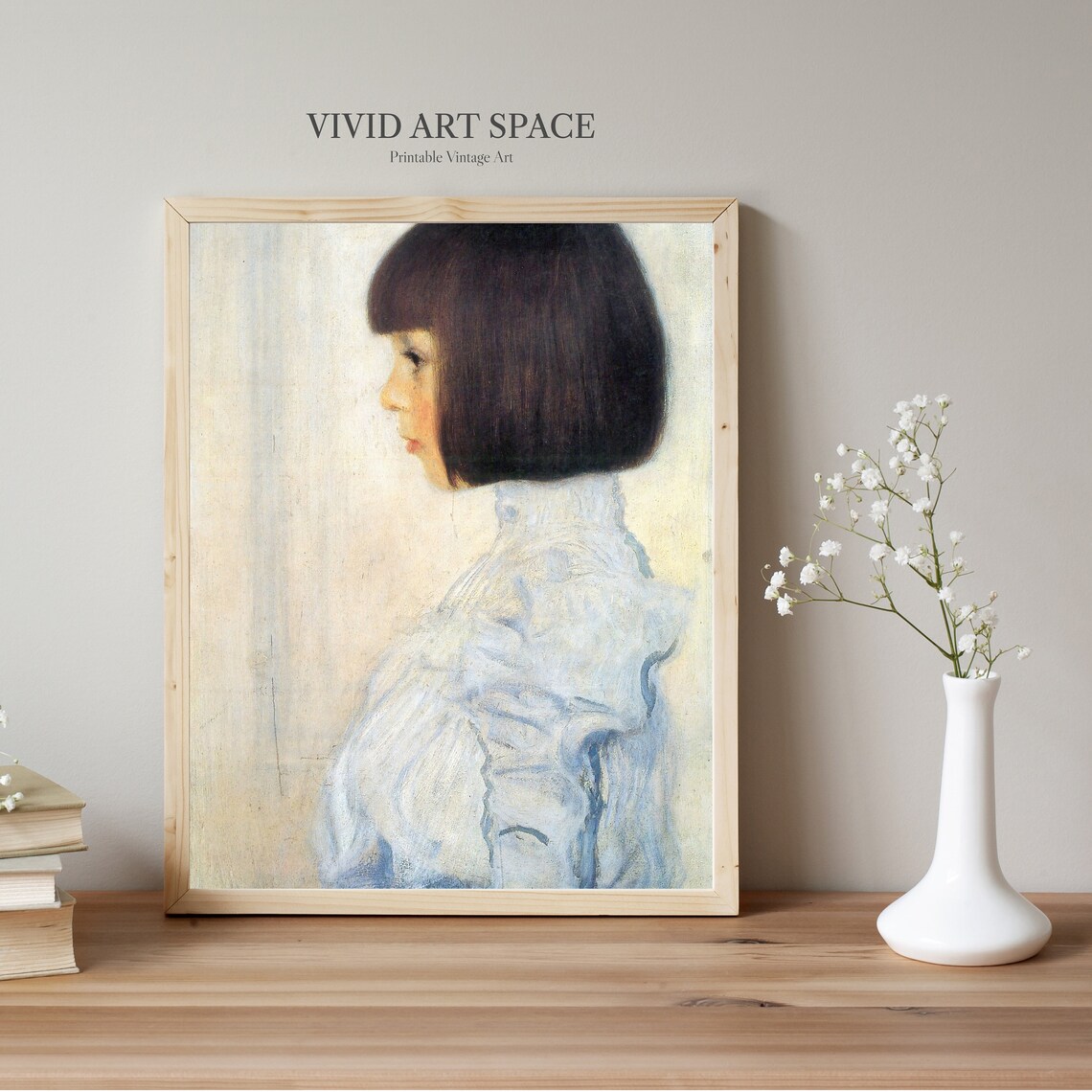 Gustav Klimt Portrait Of Helene 1898 Vintage Classic Art Print - Image 2