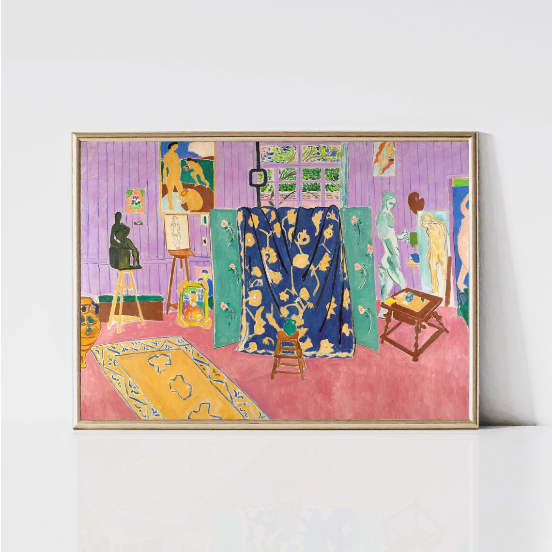 Henri Matisse Pink Studio Fauvism Art Print - Image 3