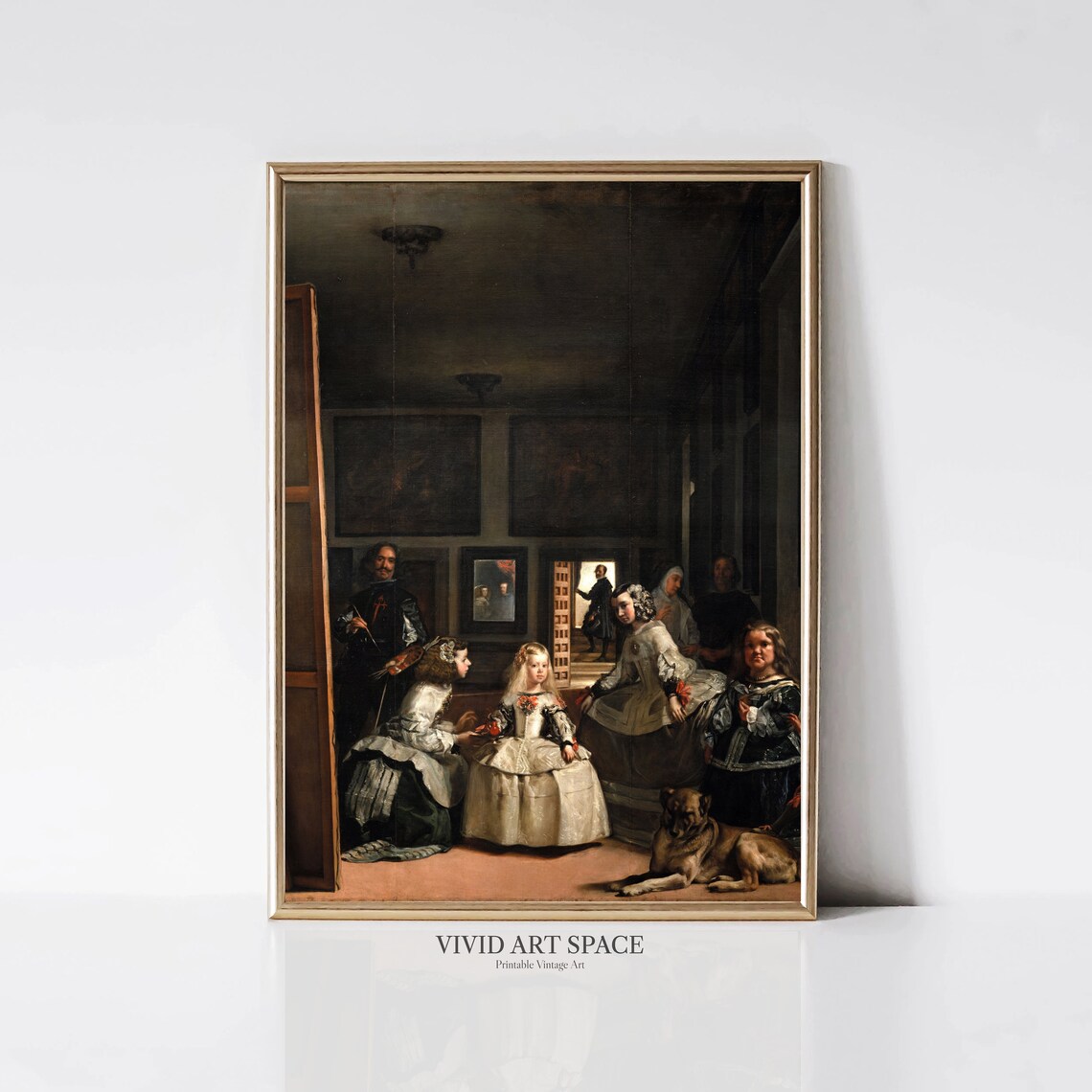 Las Meninas by Diego Velazquez, Portrait Art Print