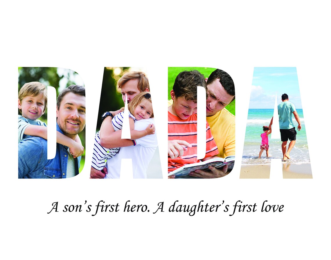Gift For Dada Father's Day Collage - Image 4