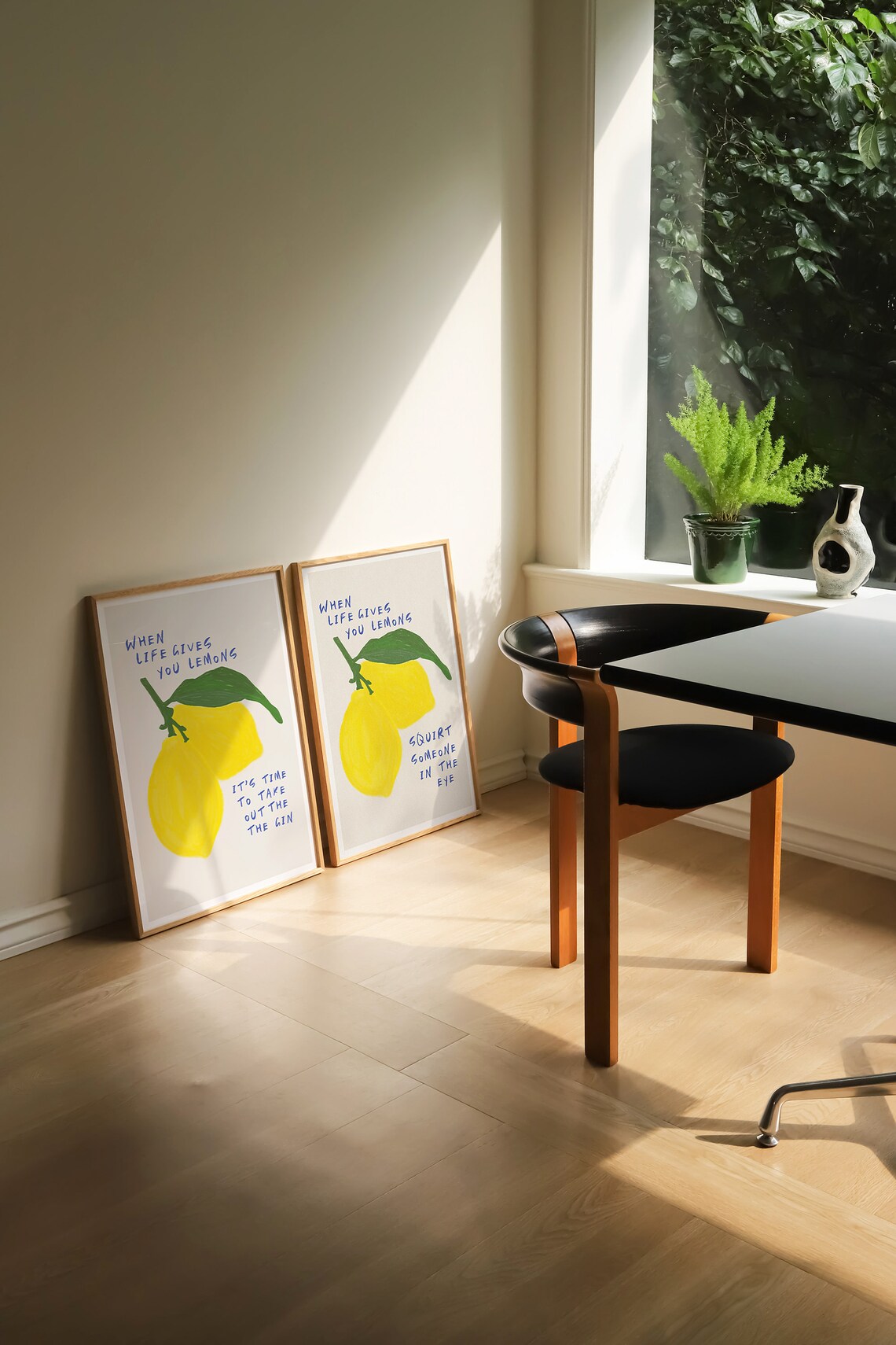 When Life Gives You Lemons Retro Quote Art Print - Image 3