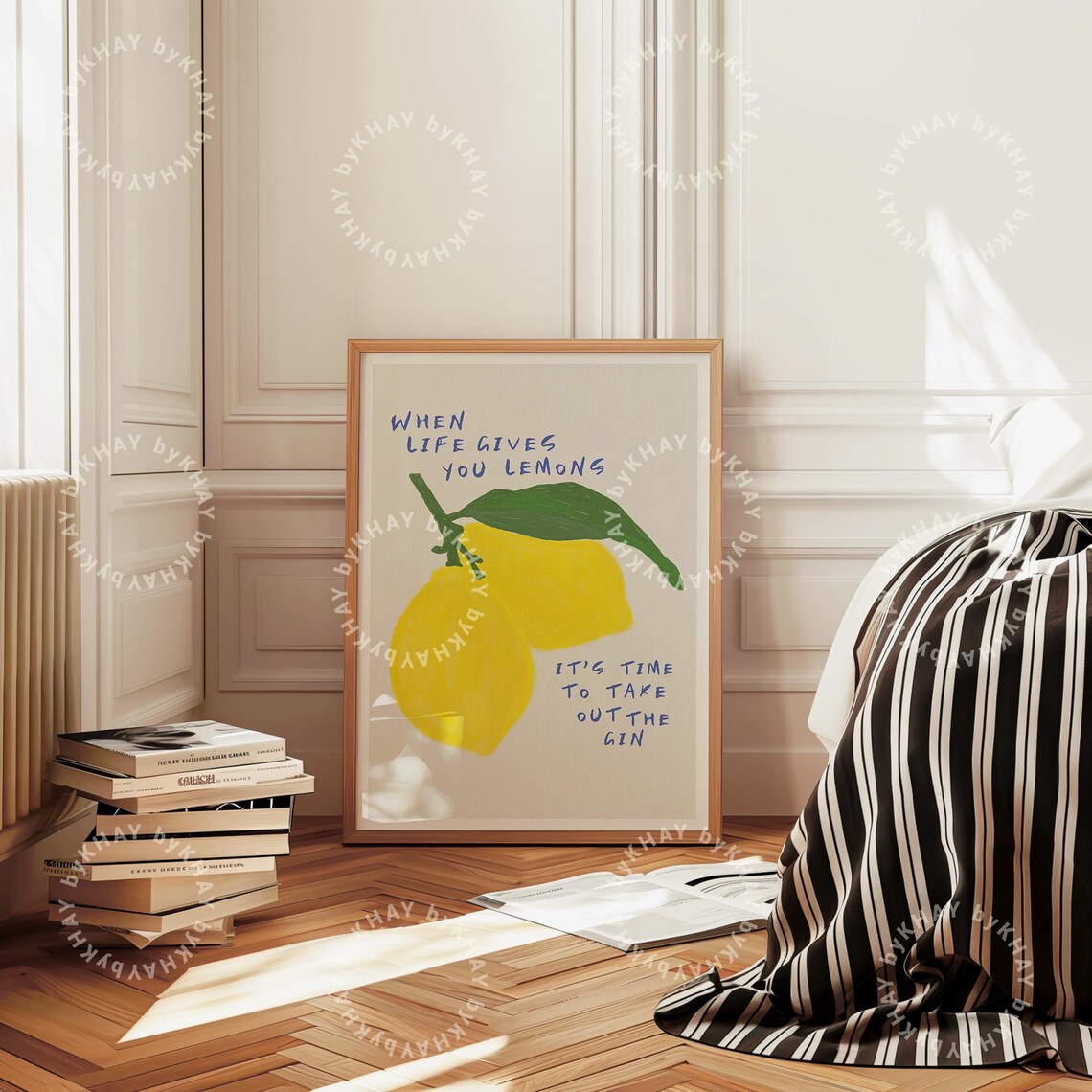 When Life Gives You Lemons Retro Kitchen Art Print - Image 2