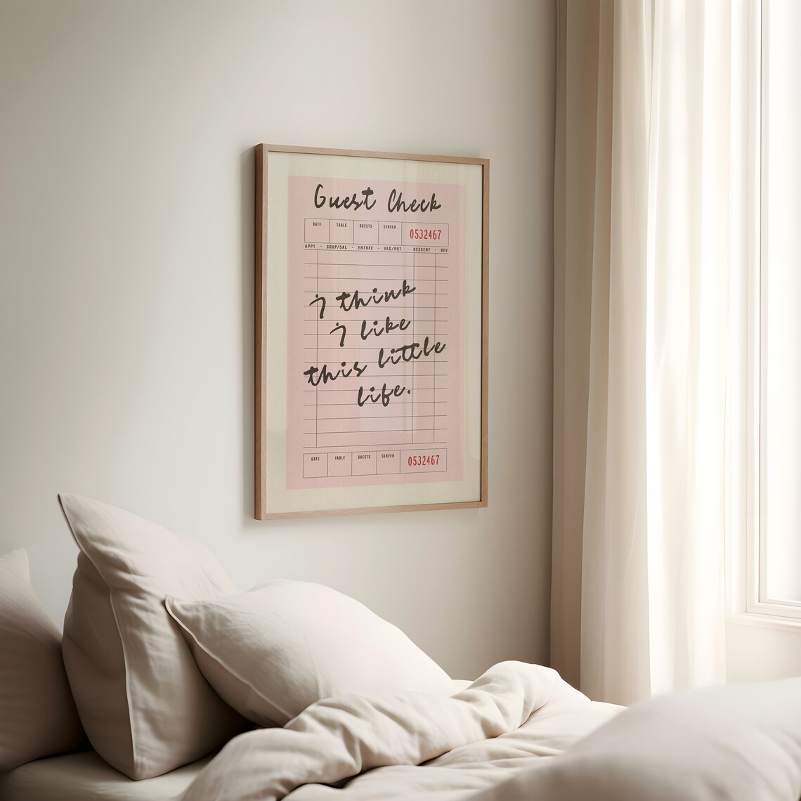 I Think I Like This Little Life Quote Art Print - Image 2