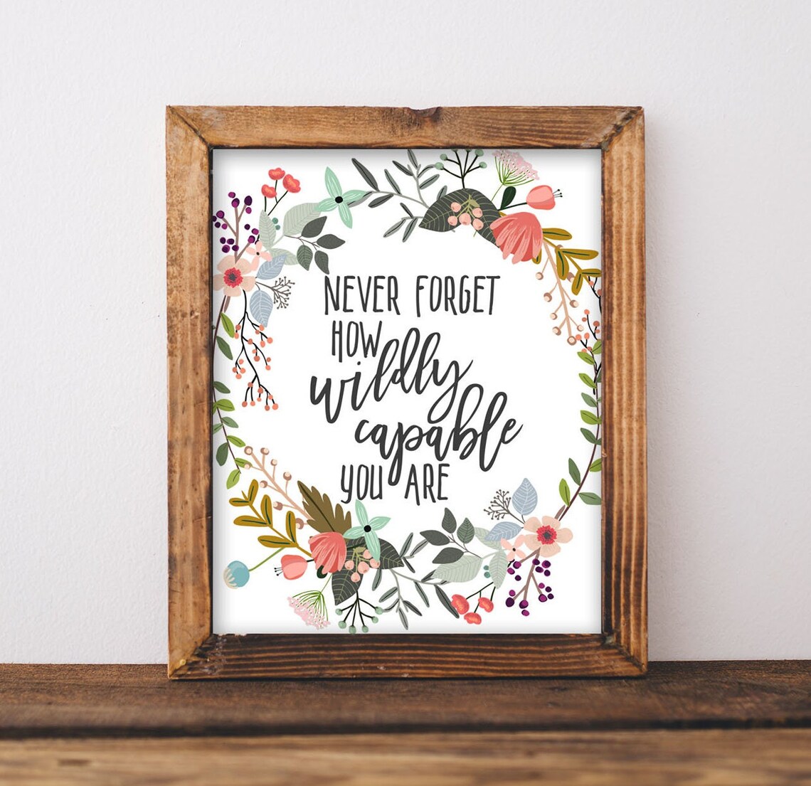 Art Never Forget How Wildly Capable You Are Art Print
